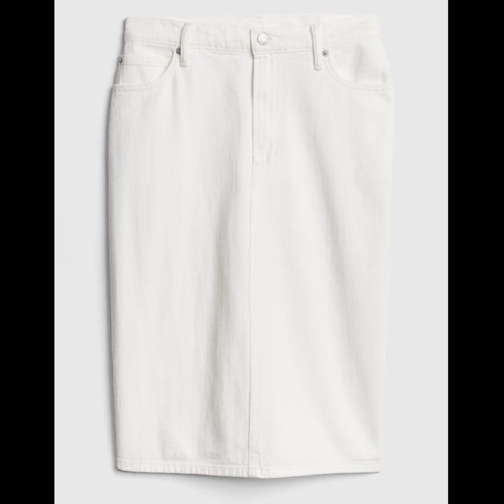 Gap High Rise Denim Pencil Skirt - Picture 7 of 9